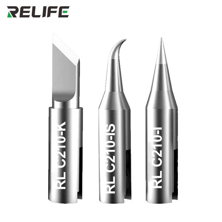 RELIFE RL-C210-REPLACEMENT SOLDERING IRON TIP (I/IS/K)